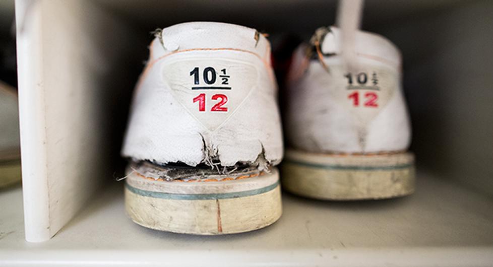 Some shoes provided are showing signs of heavy use and worn out. (M. Scott Mahaskey/POLITICO)