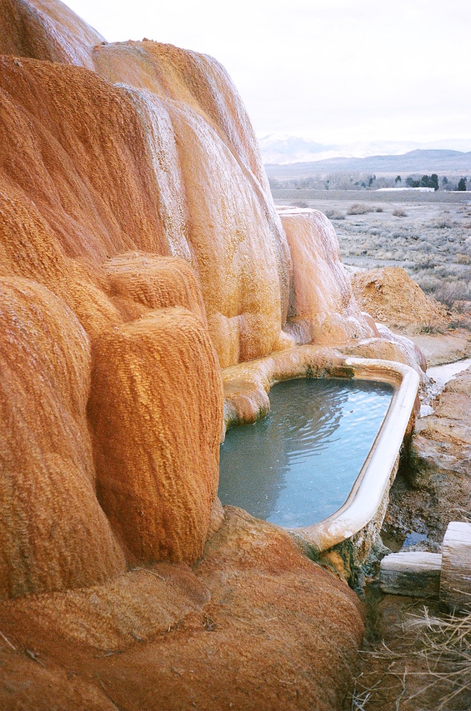 Soaking in the Desert Bath Tubs of a Pioneer's Hot Spring