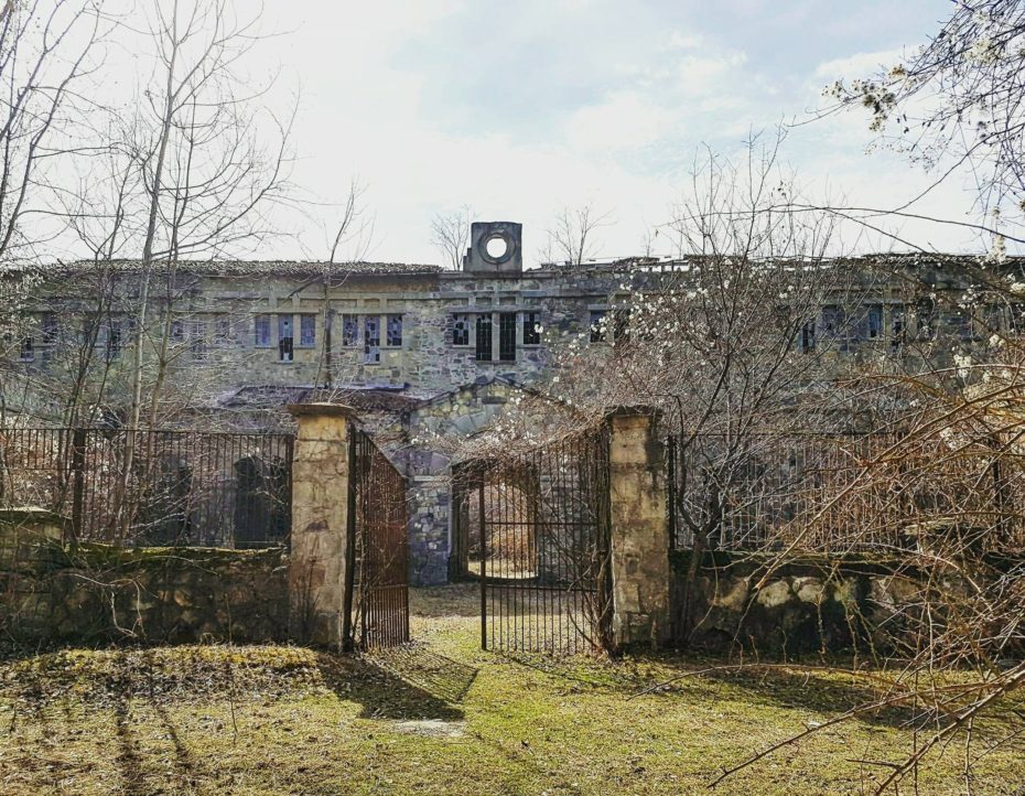Abandoned doftana prison in romania